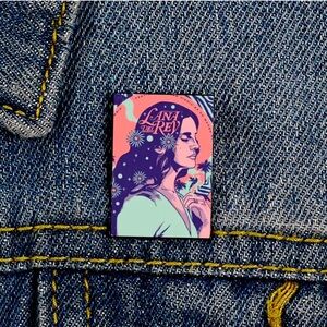 Lana Del Rey American Singer-Songwriter Enamel Pin